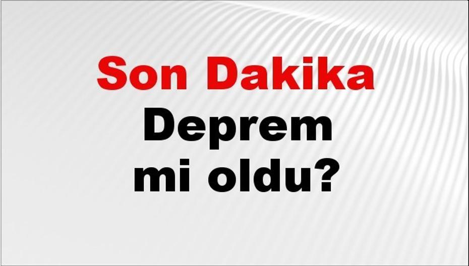 Aydın'da Son Dakika Deprem Haberleri ve Detayları